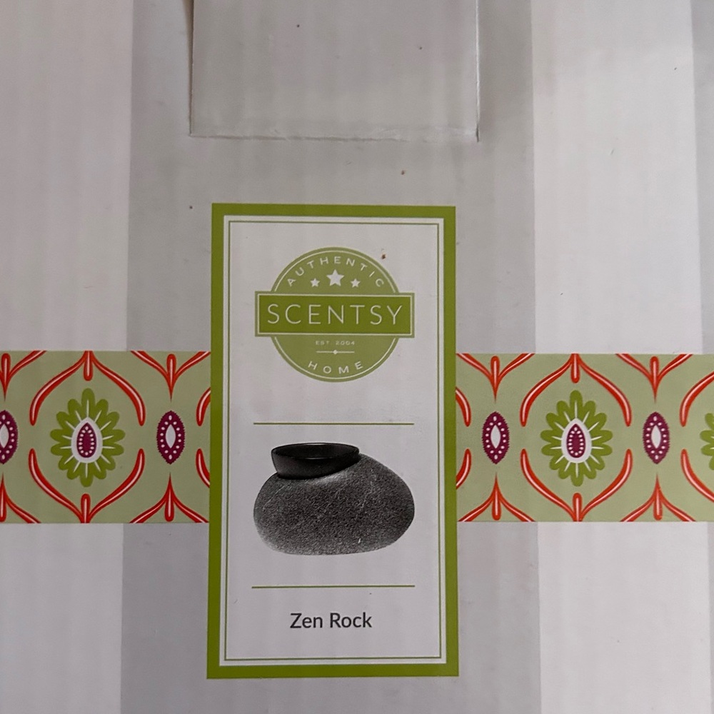 Scentsy Zen Warmer Ceramic Wax Melt Relaxing Home Fragrance Decor